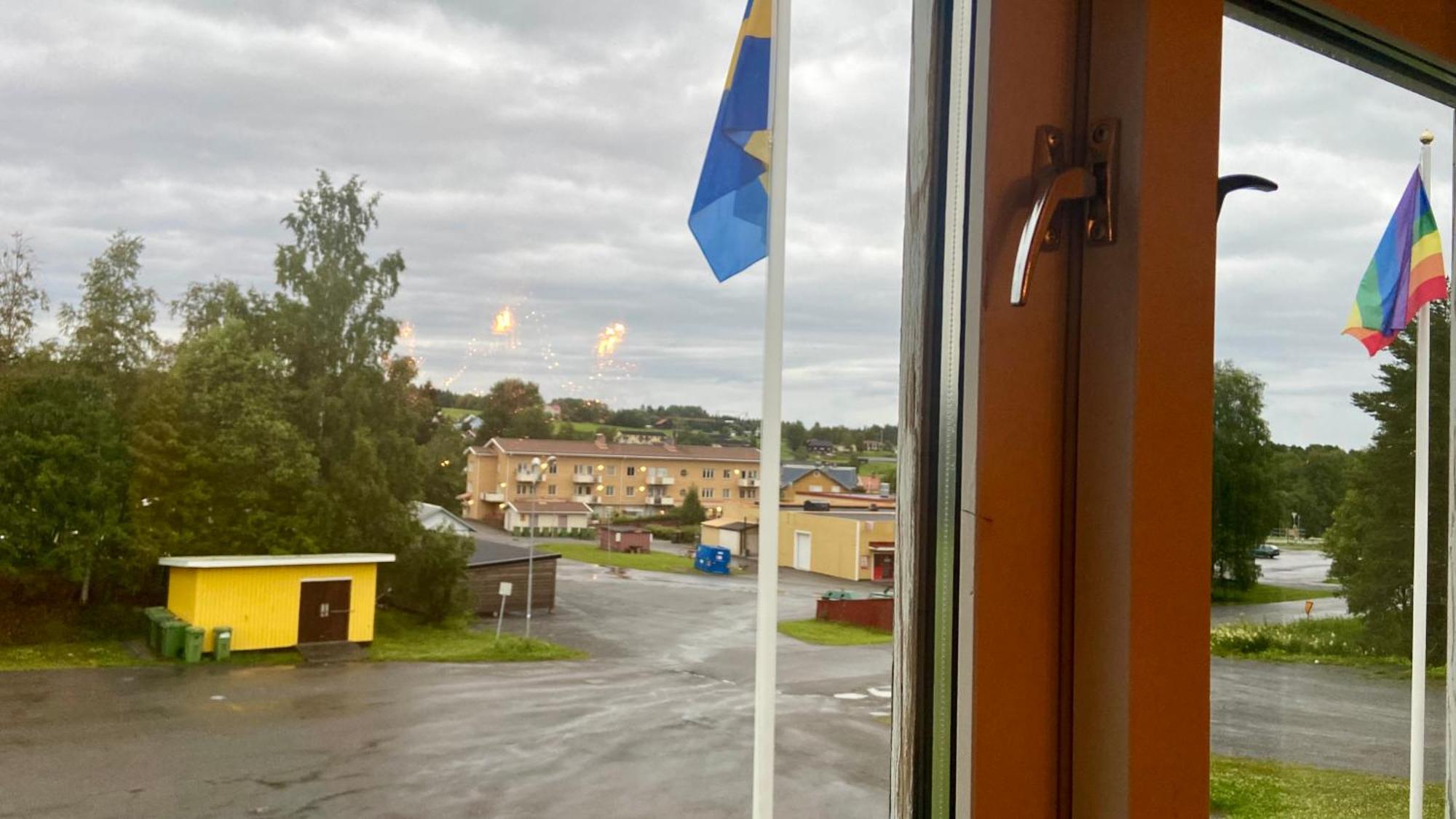 Naeskottshallen Nalden Buitenkant foto