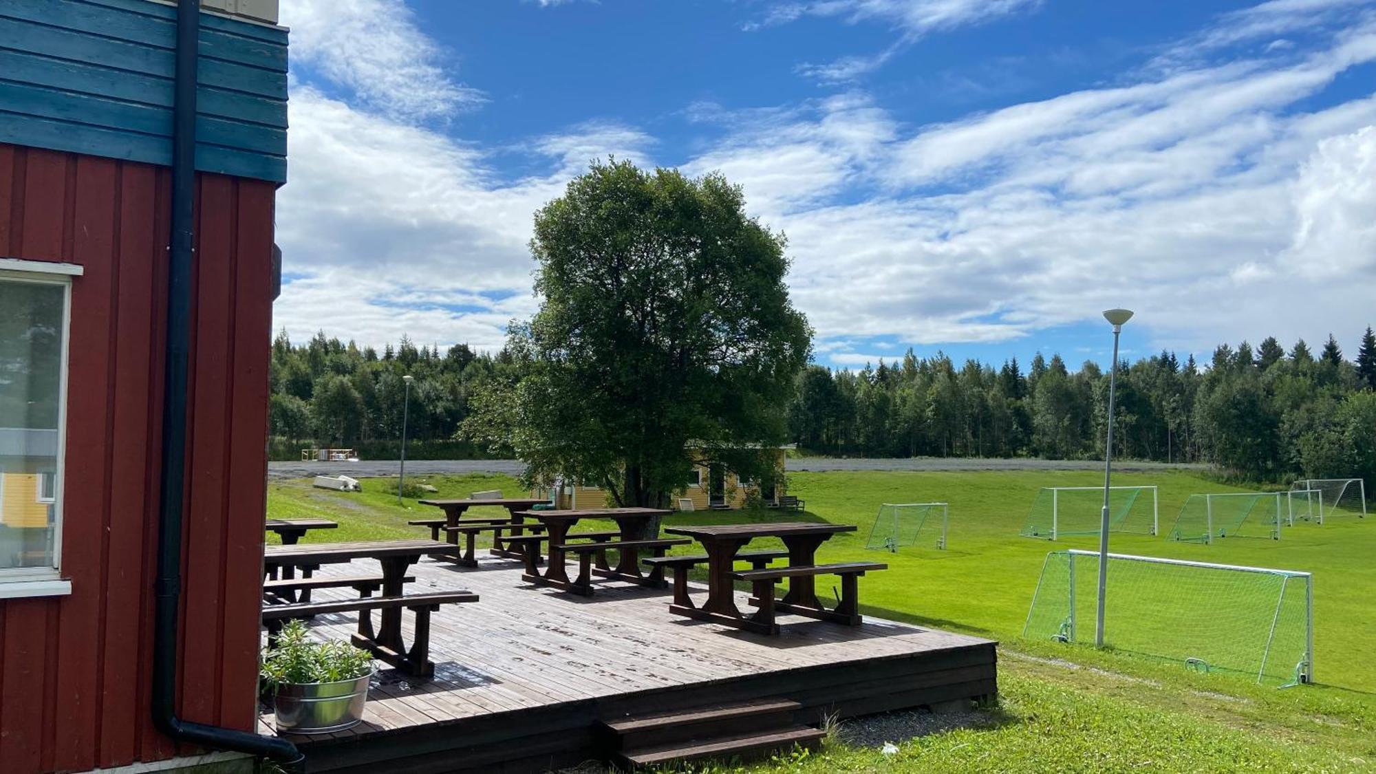 Naeskottshallen Nalden Buitenkant foto
